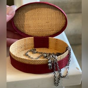 Long Silver Necklace